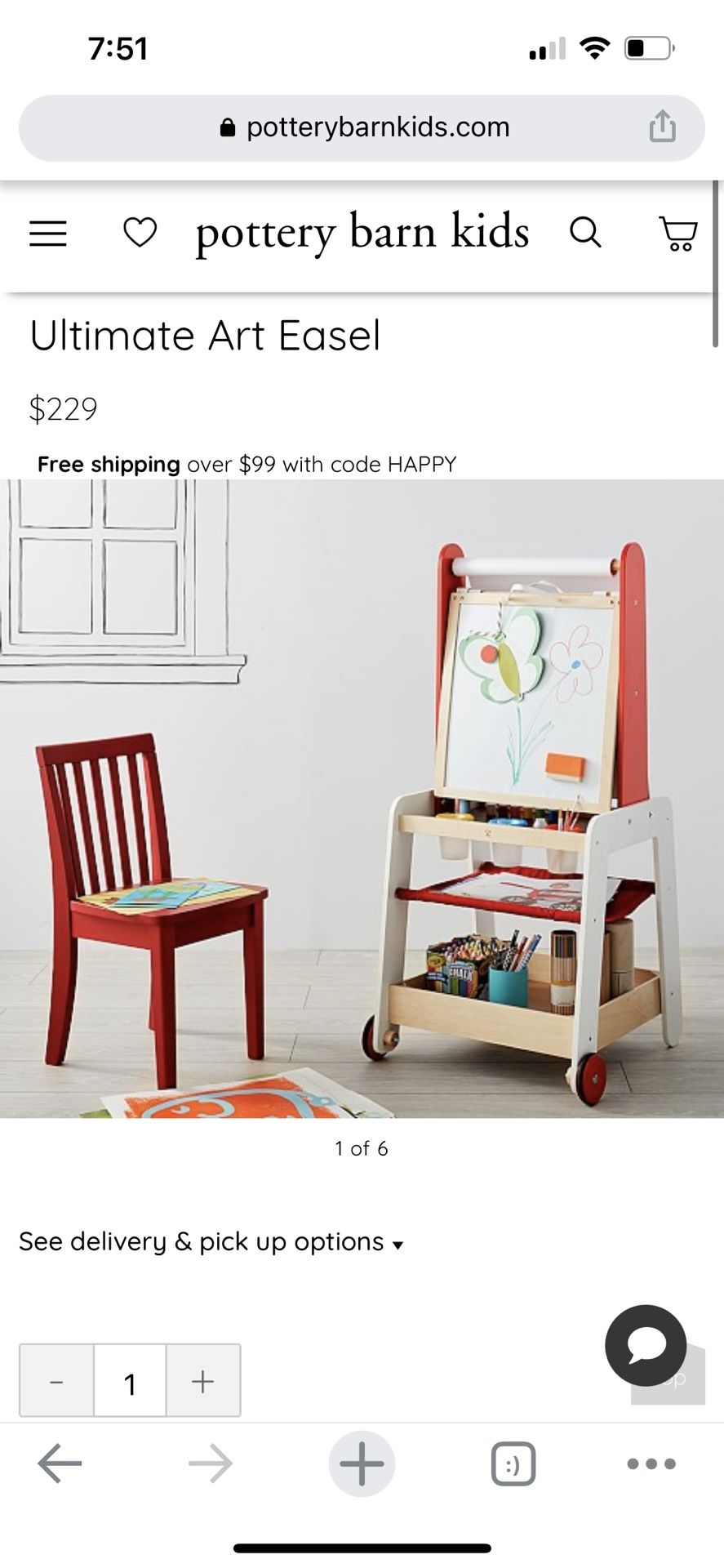 Pottery Barn Kids Ultimate Art Easel