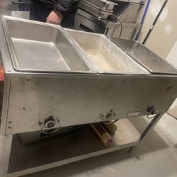 3 Warmer Steam Table 