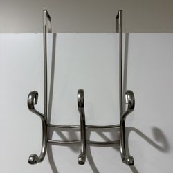 3 hook coat metal hanger 