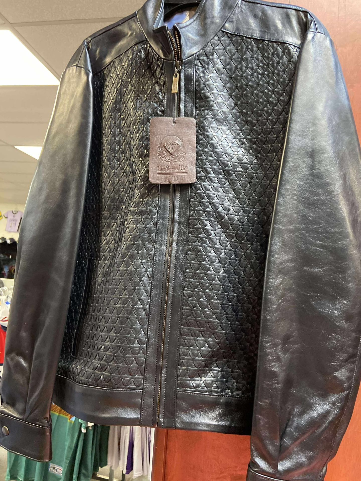 Nuevas chamarras de Piel original trenzada a mano