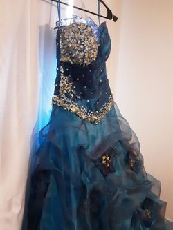Ball Gown Blue