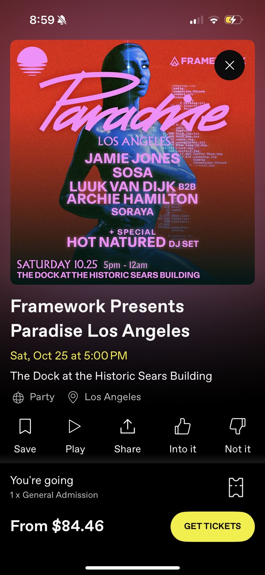 Jamie Jones Paradise In The Park