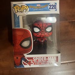 Spider-Man (Homecoming) Funko Pop #220 – Custom Webline Painted