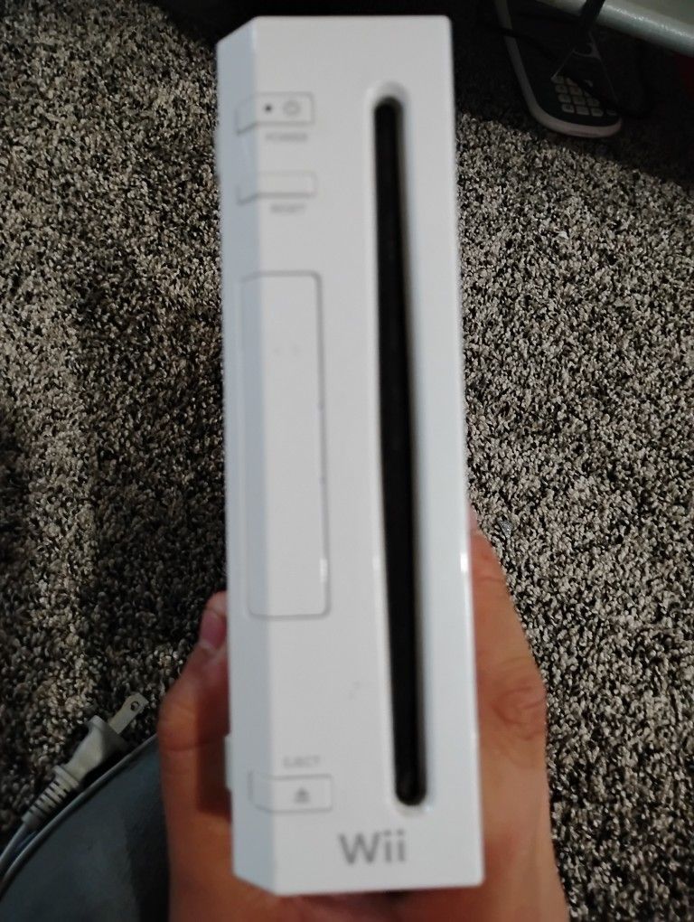 Wii Console Mid Condition All Cords