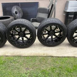 22” 6 Lug Universal Wheels 