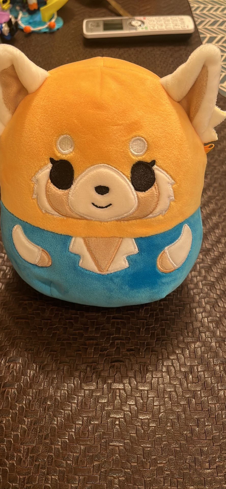 Kellytoy Squishmallow Sanrio Angry Aggretsuko 6.5 Inch Blue Plush