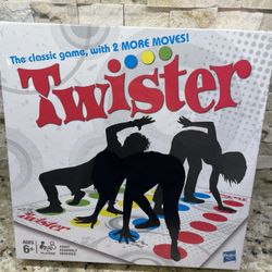 TWISTER by Hasbro - The Classic Game with Two More Moves SEALED