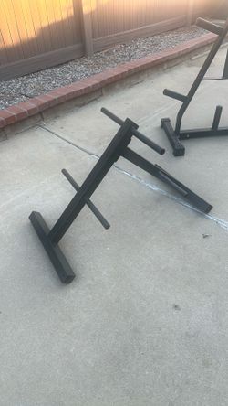Free weight rack