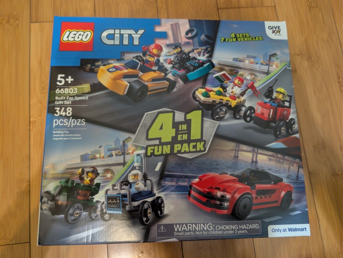 LEGO City Built For Speed Gift Set: Perfect Gift for Young Racing 66803