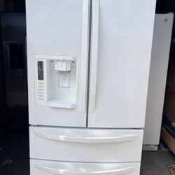 4 Door White French Door Refrigerator DELIVERY AVAILABLE 🚚