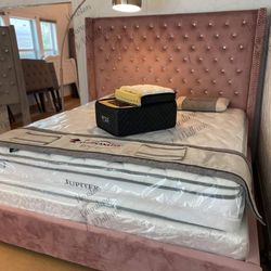 New KING SIZE PINK BED FRAME