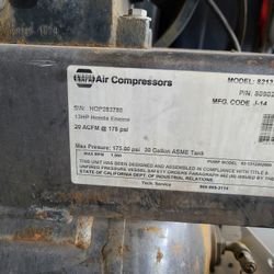 Napa Air Compressor Engine Locked Up