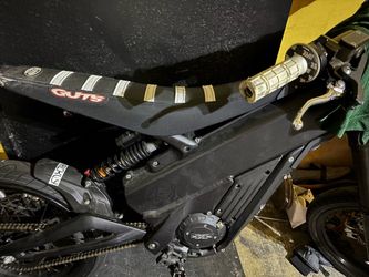 Electric Dirt Bike with Guts Racing Seat
