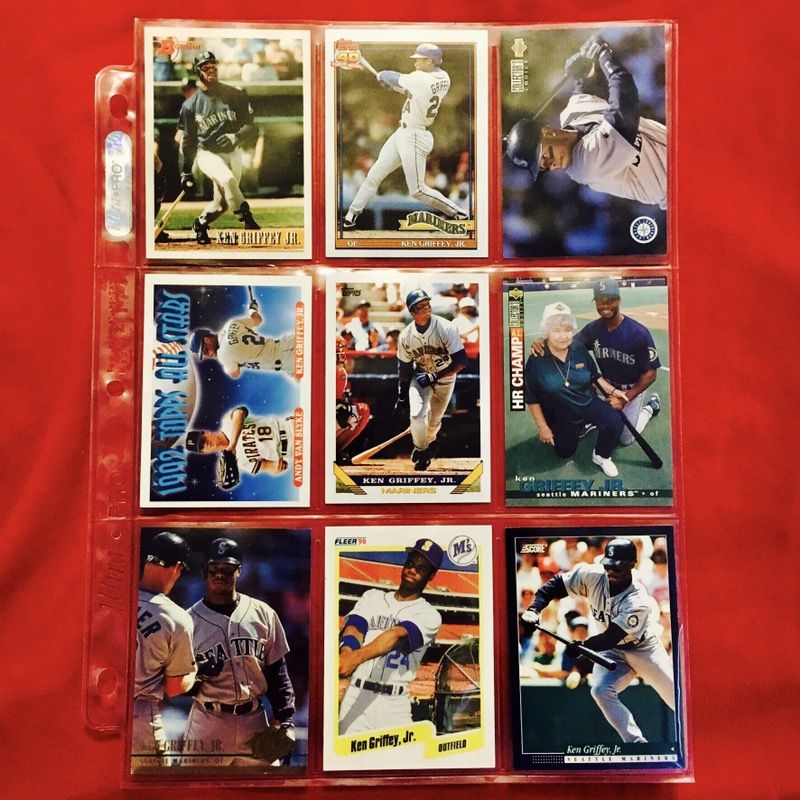 Baseball Card Sleeve Sets