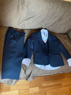 Boys Slim Fit Suit Kids Formal Suits Set For Boys sz 5T Suit Ring Bearer Outfit