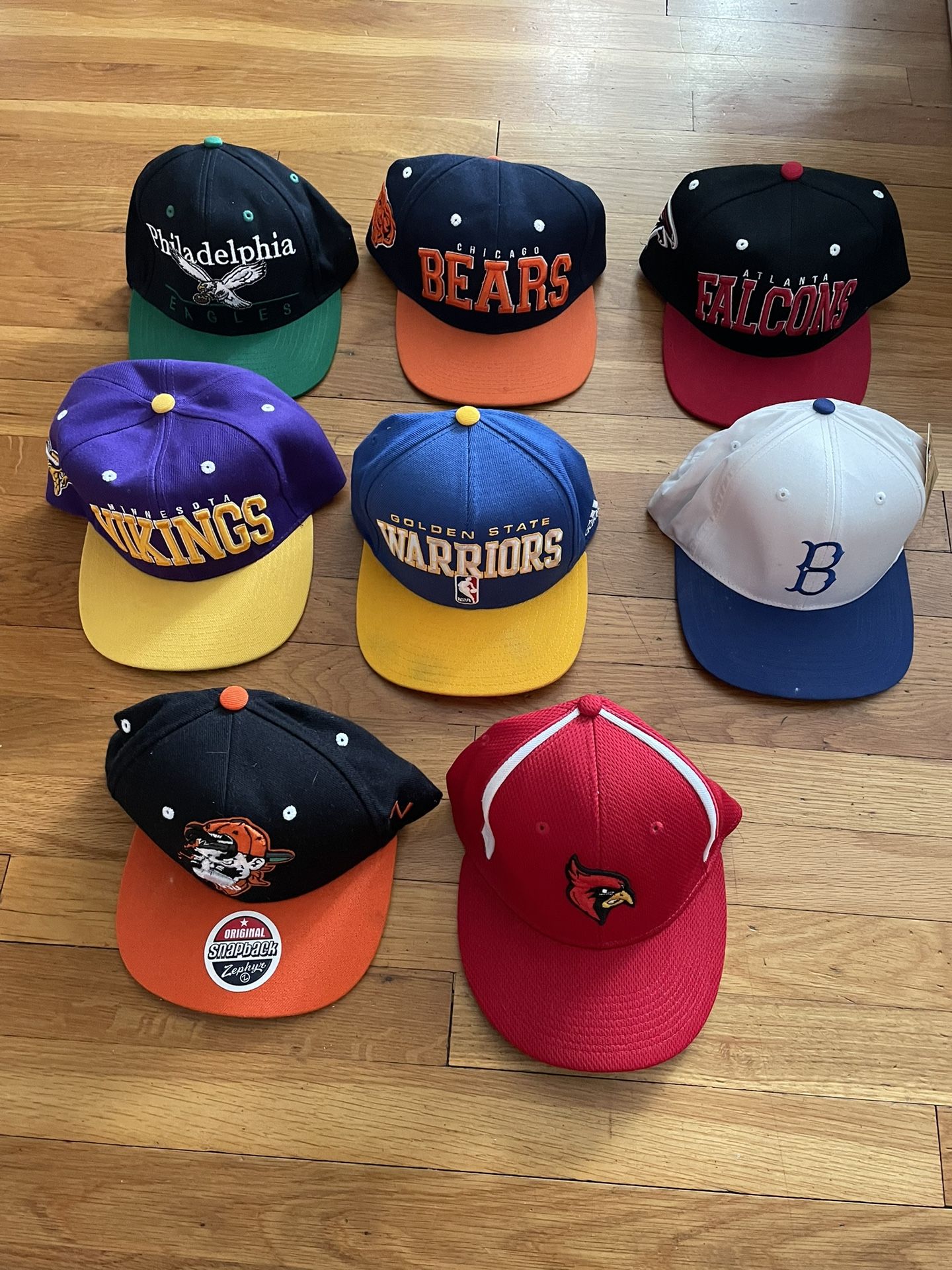 Baseball hats - 8 - Various Teams