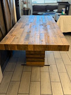 Dining table and chairs