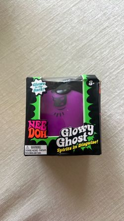 Nee Doh Glowy Ghost Stress Ball Toy