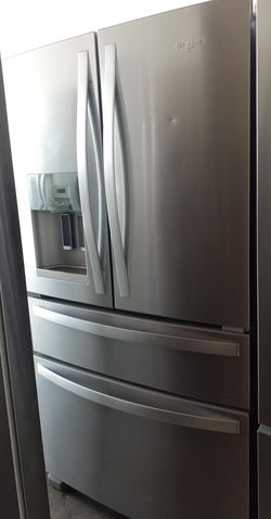 Whirlpool 4-Door Stainless Steel Fridge

