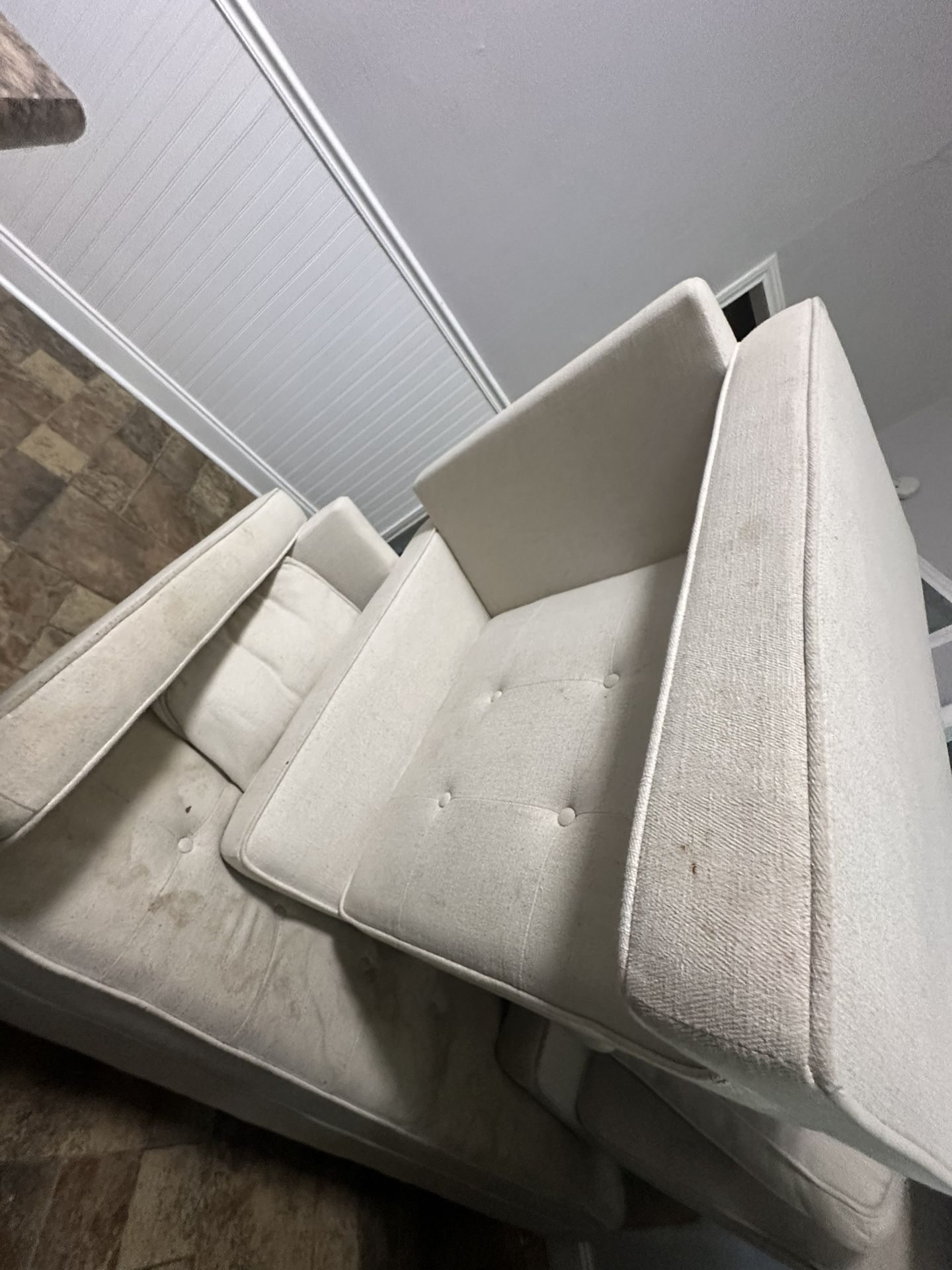 Three Seater Sofa With Two Chairs Matching