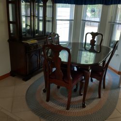 Table & China Cabinet 