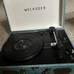 Record Player With Records 