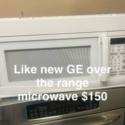 Like New GE Over The Range Microwave 