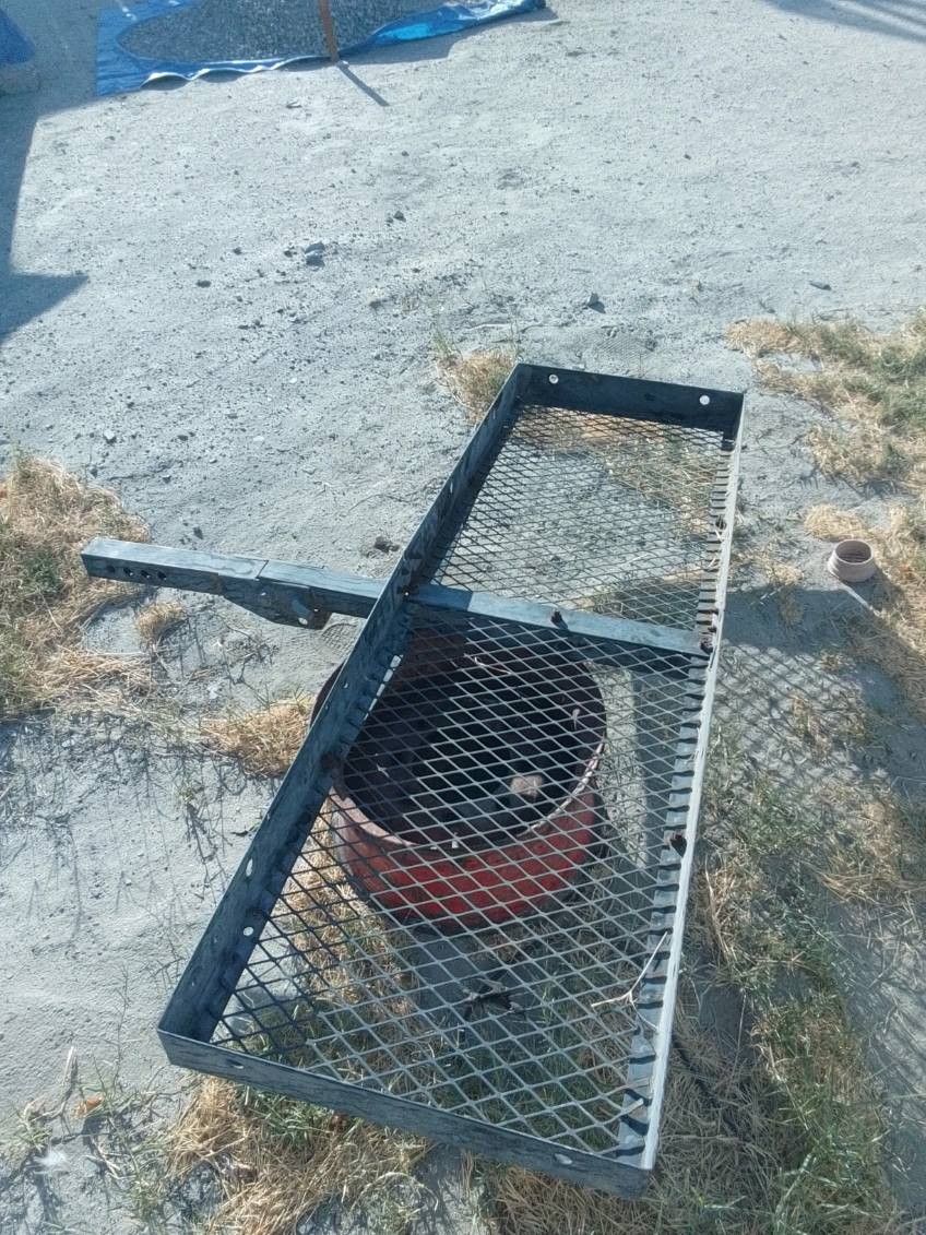500lbs Folding Hitch Mounted Cargo Rack