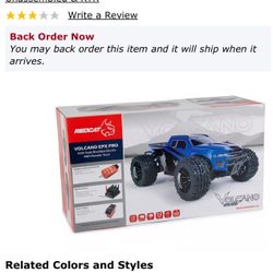 (Customized)Redcat Volcano EPX PRO Brushless Monster Truck (Orange)