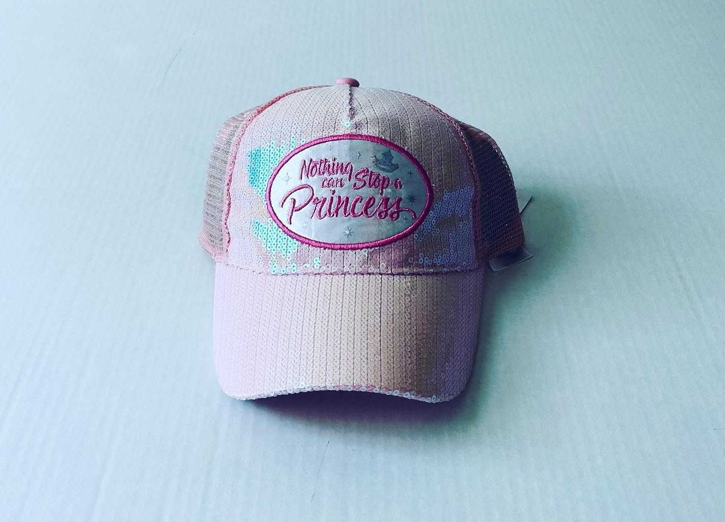 Disney Sequin Nothing Can Stop A Princess Girl’s Baseball Hat