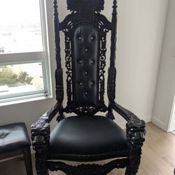 Imported King and Queen Throne Chairs