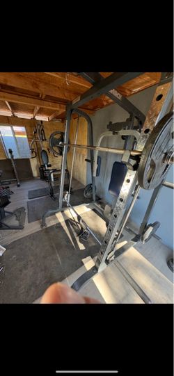 Marcy Smith Machine with Weight Plates