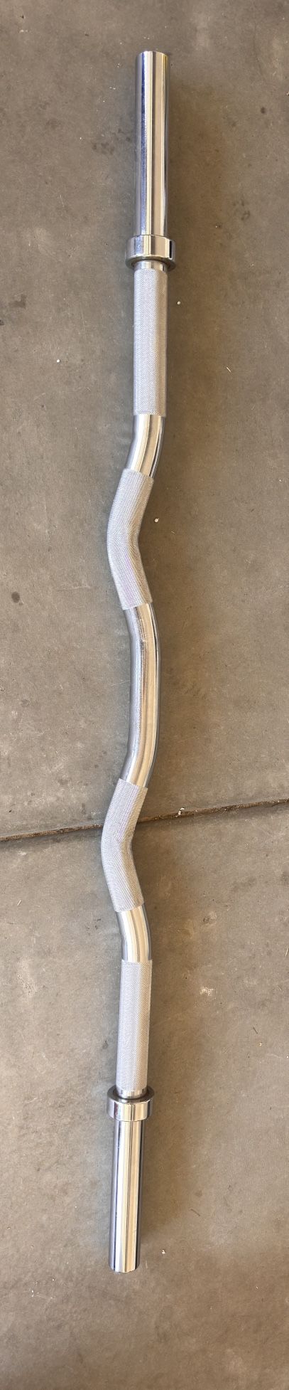 65 lb Fat EZ Curl Barbell - Standard Length