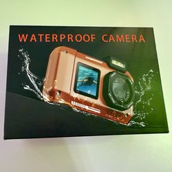33FT Underwater Camera 8k  Waterproof Camera Rugged Dustproof Diving