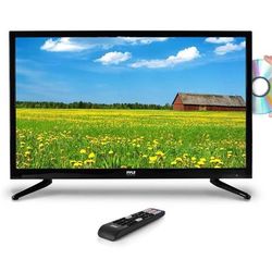 Pyle PTVDLED40 - 40’’ HD LED TV - 1080p HDTV with Built-in CD/DVD Player
