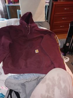 Carhartt Hoodie Sweatshirt Size Med Men's Loose Fit