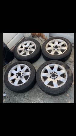 4 — 205/55r16 5x120 5x4.72 Bmw 3 Series Wheels Rims Tires!!!!!!!!!