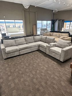 Brand New L Sectional with Console