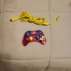 Nintendo switch peach rockcandy controller