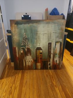 Original Painting of New York Skyline..