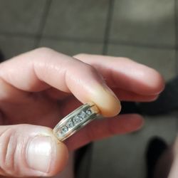 10k White Gold Wedding Ring 