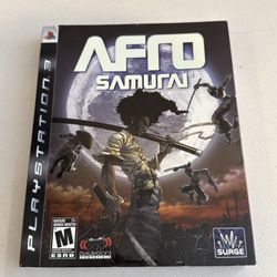 AFRO SUMURAI PS3 1st Edition Sealed