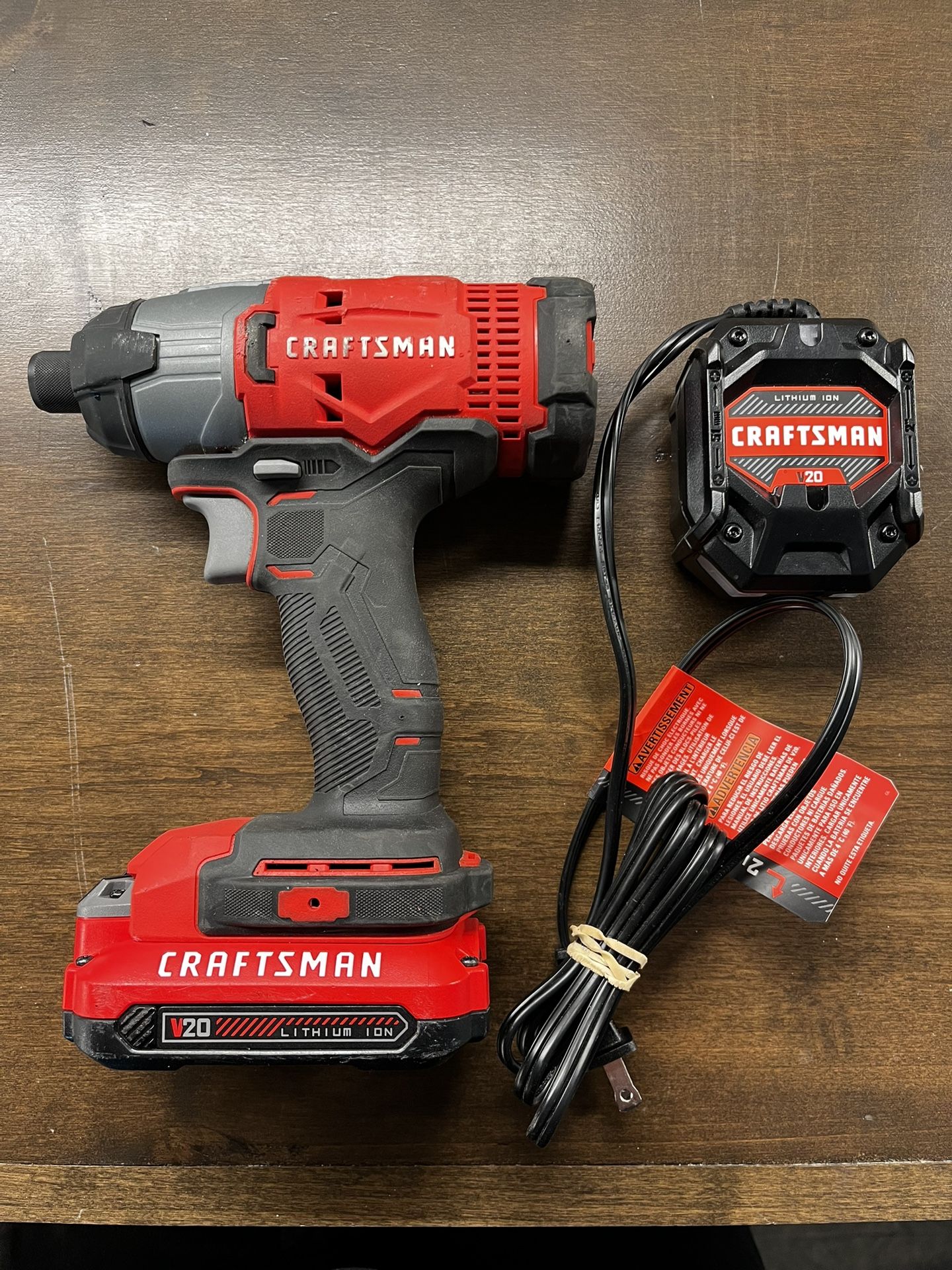 Craftsman 20V Impact Driver w/ Battery & Charger