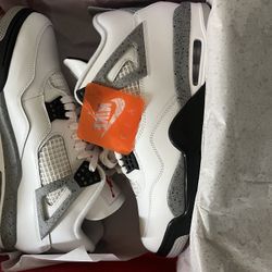 Air Jordan 4 White Cement Size 12 DS