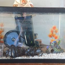 Fish tank/supplies