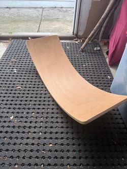 Wooden Wobble or Spinning Board