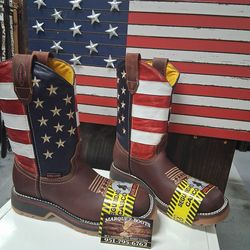 Botas De Piel De México Cómodas con Casquillo