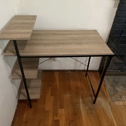 Dresser, Tables, Shoe Organizer And Bench, Desk