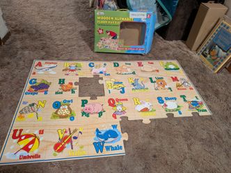 Kid's Wooden ABC Puzzle!
