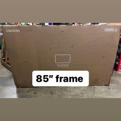 Samsung - 85” Class LS03D The Frame Series QLED 4K with Anti-Reflection and Slim Fit Wall Mount Included